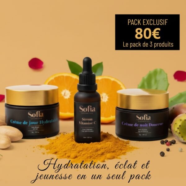 Pack Exclusif Sofia Cosmetics – 3 Produits